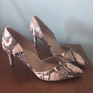 Brand New Snake Print Heels